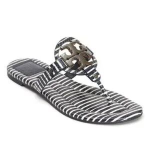 Tory Burch Miller Striped Sandals